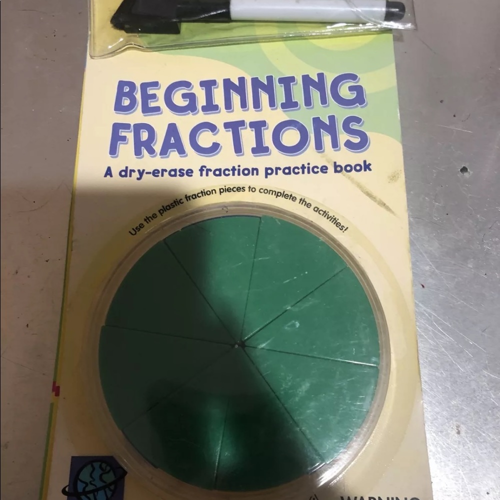 Eureka Write On/wipe Off Fractions Handbook